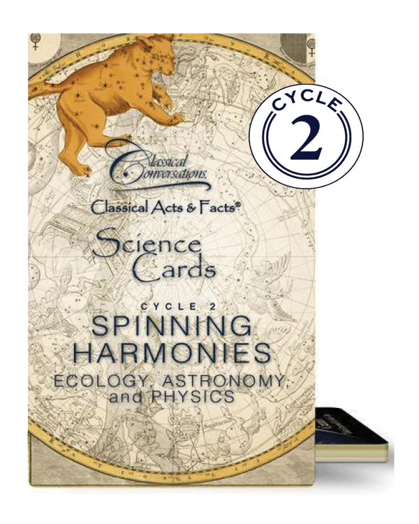 Classical Acts & Facts® Science Cards Ecology, Astronomy, and Physics, Cycle 2
