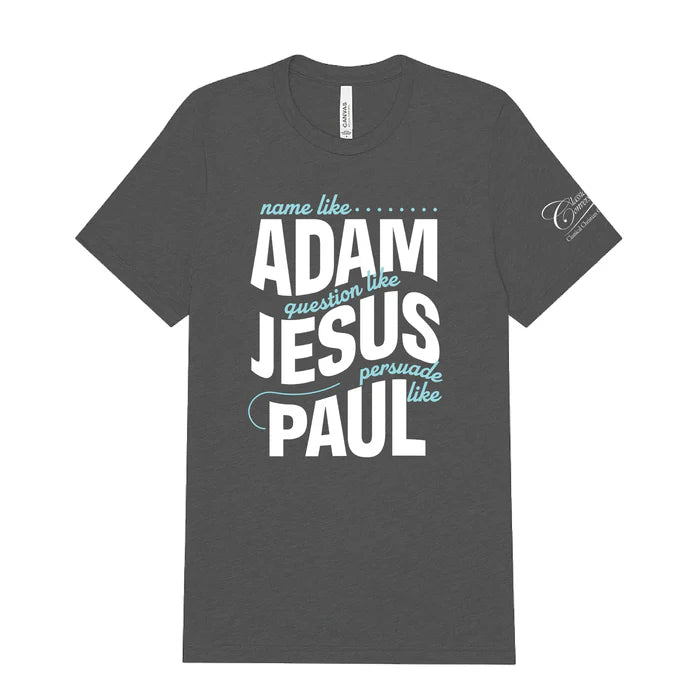 CC Name, Question, Persuade Adult T-shirt