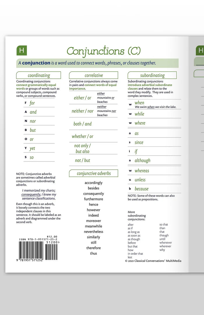 Trivium Tables® Sentences