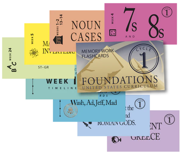 Foundations Memory Work Flashcards, Cycle 1
