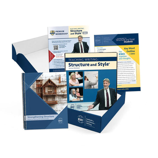 Teaching Writing: Structure and Style®, Third Edition [Forever Streaming Video Seminar, Workbook, Premium Membership]