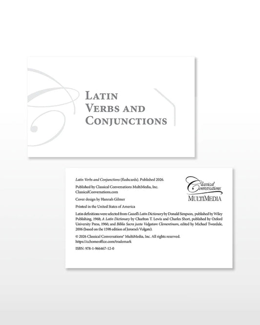Latin Verbs and Conjunctions Flashcards