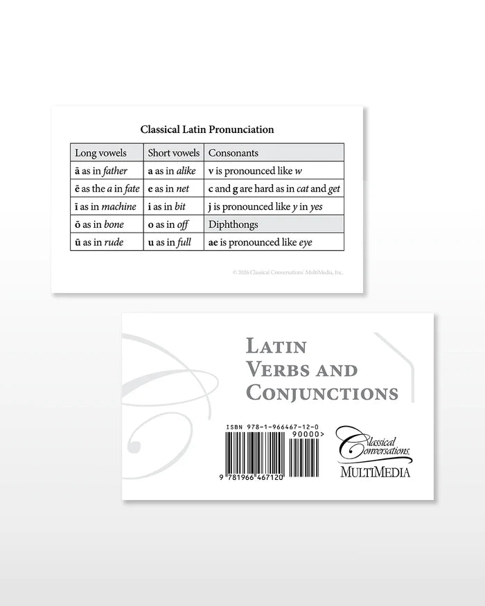 Latin Verbs and Conjunctions Flashcards