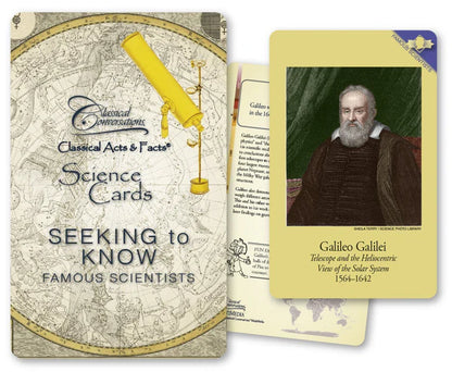 Classical Acts & Facts® Science Cards Famous Scientists