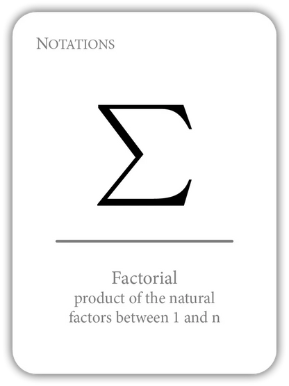 Notations: Symbols and Abbreviations (Math Flashcards)