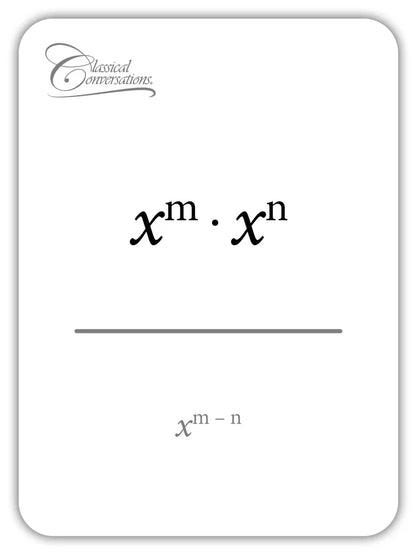 Algebra: Laws and Limits Flashcards