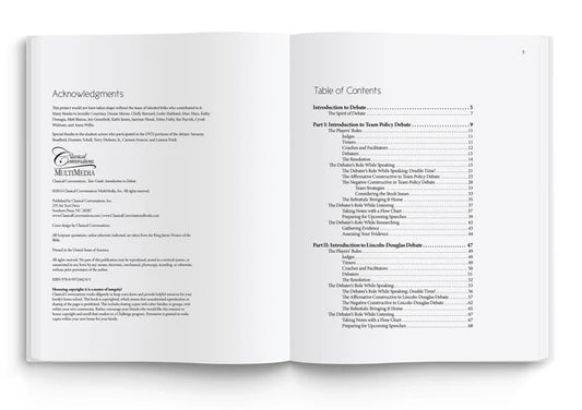 Tour Guide: Introduction to Debate