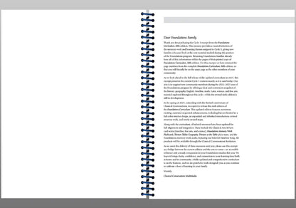 Foundations Curriculum, Cycle 3