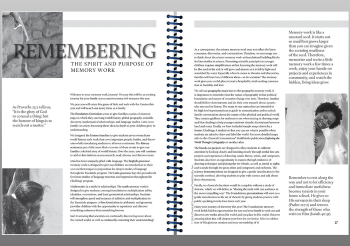 Foundations Curriculum, Cycle 3